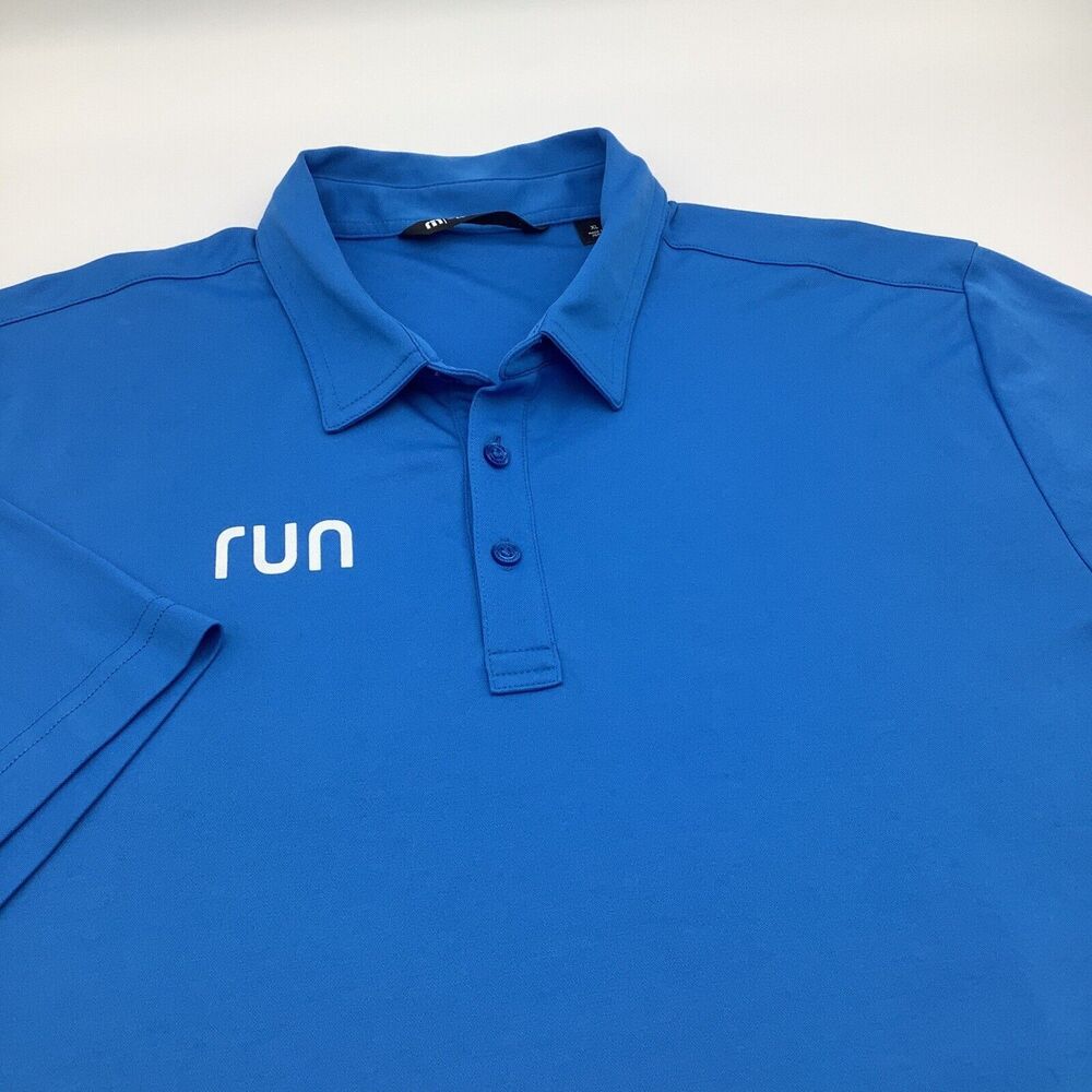 Travis Mathew Mens Short Sleeve Pima Cotton Blend Polo Blue Size XL